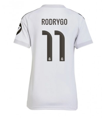 Real Madrid Rodrygo Goes #11 Hjemmebanetrøje Dame 2025-26 Kortærmet